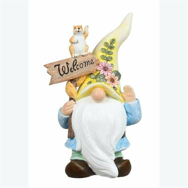 Youngs Resin Garden Gnome - Welcome 73300